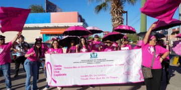 Caminan más de 2 mil sonorenses para promover la detección oportuna del cáncer de mama
