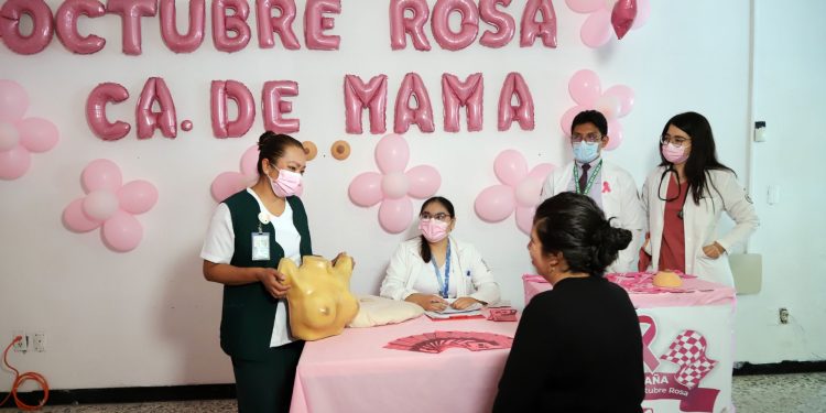 En la lucha contra el cáncer de mama, IMSS promueve la autoexploración, exploración clínica y mastografía