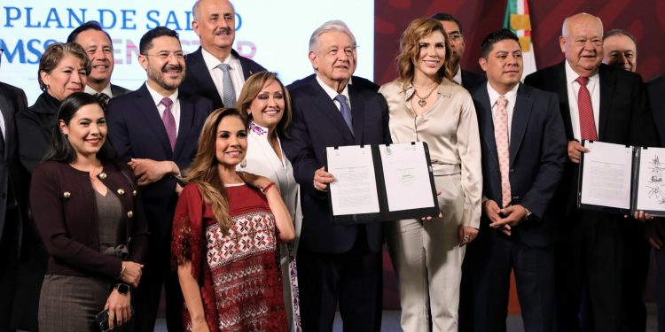 Gobierno de México y 23 estados firman Acuerdo Nacional para la Federalización del Sistema de Salud para el Bienestar