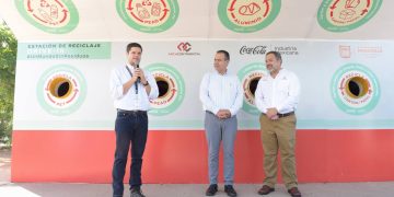 Inaugura Toño Astiazarán Estación de Reciclaje Comunitaria en parque Copacabana