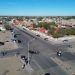 Entrega Alcalde Santos González Yescas  rehabilitación de crucero escolar