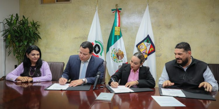 Firma convenio Congreso de Sonora y la Secretaría de la Contraloría