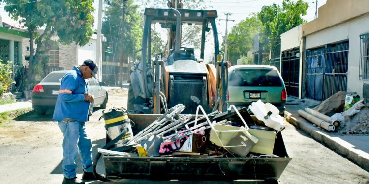 Recolectan 144 toneladas de cacharros en 3 colonias de Hermosillo