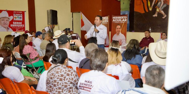 Convoca Heriberto Aguilar a organizarse para el triunfo del pueblo