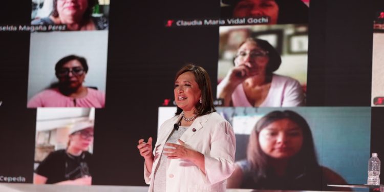 Promete Xóchitl Gálvez acceso a internet para niños y jóvenes