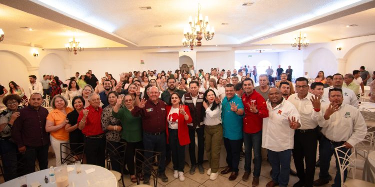 Los trabajadores de San Luis Río Colorado cierran filas para lograr el Plan C con Celida y Froylán
