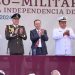 Encabeza Gobernador Durazo desfile cívico-militar por la independencia de México