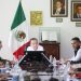 Gobernador Durazo se reune en palacio con Omar García Harfuch y la Secretarías de Seguridad, Protección Ciudadana y de Marina