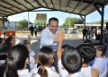 Constata Toño Astiazarán colaboración ciudadana a favor de niñas y niños con desayunos escolares calientes