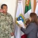 Toma protesta doctora Karla Córdova González al nuevo Comisario de Seguridad Pública.