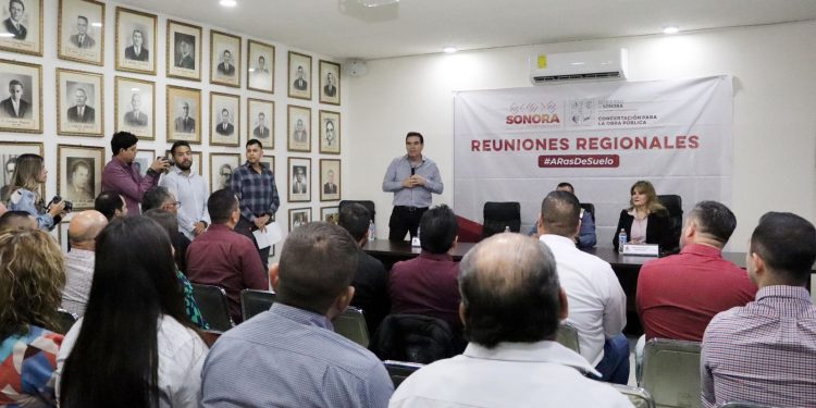 Se reúnen alcaldes en Caborca para capacitación sobre obra pública concertada