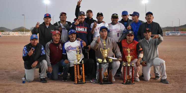 Caborca fue sede del “Torneo Estatal de Béisbol Veteranos 50 y más”