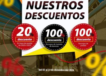 ¡Regresan los descuentos a Tesorería Municipal de Caborca!