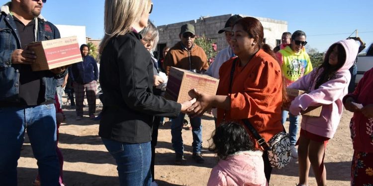 Entrega DIF Caborca más de 400 apoyos alimentarios