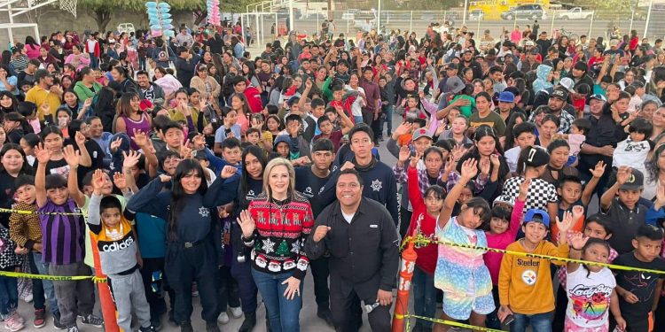 Más de 600 niñas y niños celebraron la Navidad con la tradicional posada de DIF en la Y Griega