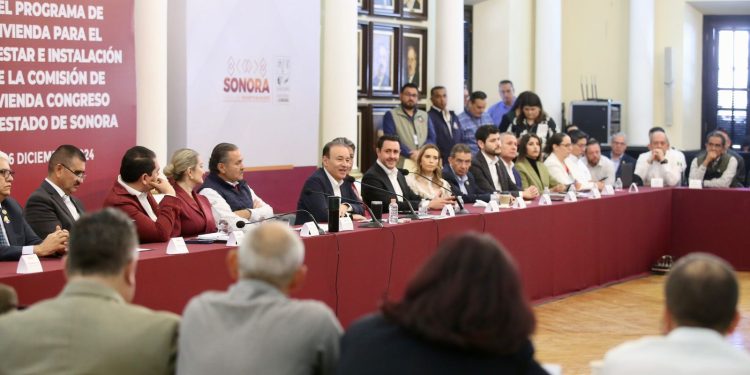 Gobernador Durazo encabeza plan nacional de vivienda con 33 mil 800 casas para sonorenses
