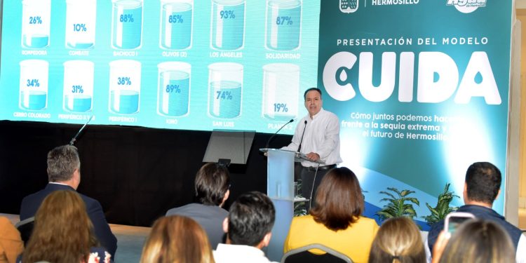 Presenta Toño Astiazarán modelo CUIDA para enfrentar sequía extrema en Hermosillo