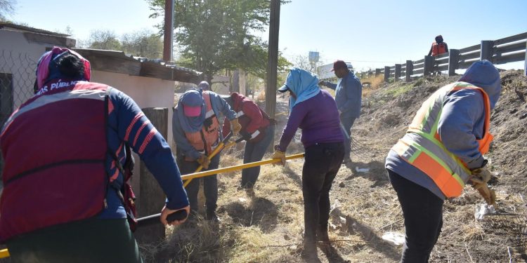 Continúan las Jornadas de Limpieza de espacios públicos en Caborca