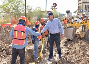 Avanza a buen ritmo obra de paso a desnivel Colosio y Solidaridad: Toño Astiazarán
