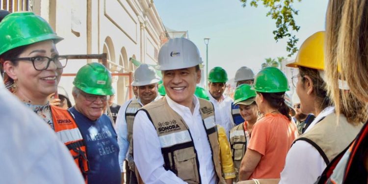 Lidera Gobernador Durazo transformación de Hermosillo con obras de infraestructura y rescate del patrimonio histórico