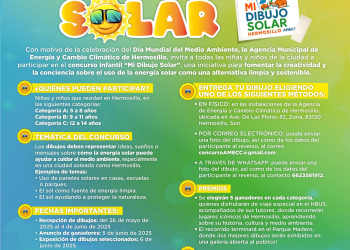 Lanza Gobierno de Hermosillo concurso infantil “Mi Dibujo Solar”