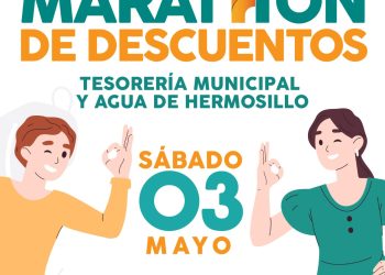 Este sábado 3 de mayo es el “Marathón de Descuentos” de Tesorería Municipal