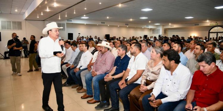 Gobernador Durazo logra acuerdo histórico para tecnificación de riego en el Mayo y el Yaqui