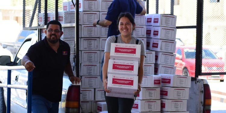 Entrega DIF Caborca más de 320 apoyos alimentarios a más de 80 familias