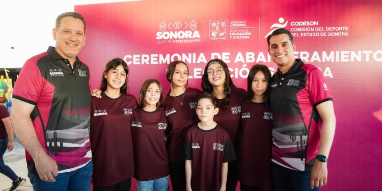 Abandera Gobierno de Sonora a estudiantes que participarán en los Juegos Deportivos Nacionales Escolares: SEC