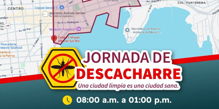 En Guaymas tendrán colonias jornada de descacharre este jueves y viernes