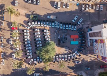 Entrega Toño Astiazarán 70 nuevas patrullas eléctricas, suman 354 para proteger a familias hermosillenses