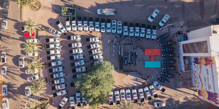 Entrega Toño Astiazarán 70 nuevas patrullas eléctricas, suman 354 para proteger a familias hermosillenses
