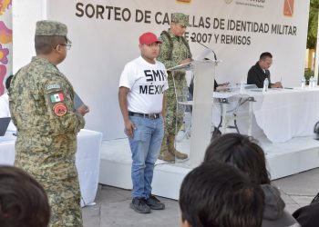 Realizan sorteo de cartilla militar para jóvenes de la clase 2007 y remisos en Hermosillo