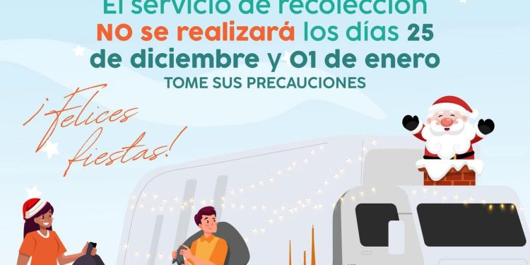 Informa Ayuntamiento de Hermosillo suspensión de servicio de recolección los días 25 de diciembre y 1 de enero