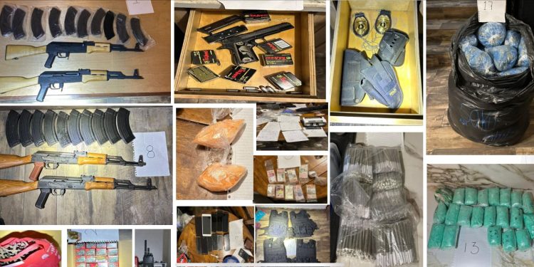 Mesa Estatal de Seguridad retira de las calles más de 2 millones de dosis de droga, armas y cartuchos en Sonora