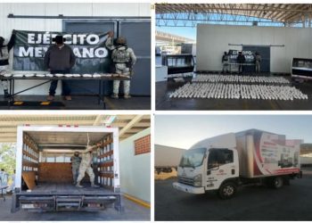 Mesa Estatal de Seguridad asegura más de un millón de dosis de droga y detiene a 163 personas en operativos por Sonora