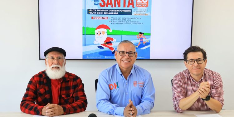 Santa se pone los tenis y corre con Hermosillo este sábado 20 de diciembre
