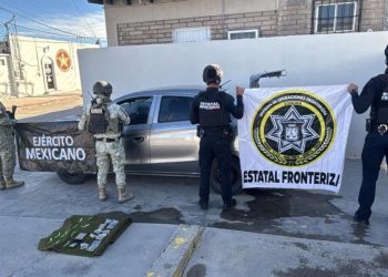 Refuerza PESP combate al narcomenudeo con aseguramiento en Sonoyta