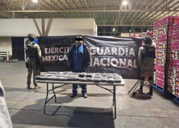 Mesa Estatal de Seguridad frena cargamento de cocaína en Opodepe