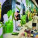 Avanza intervención mural en el paso a desnivel de Colosio y Solidaridad en Hermosillo