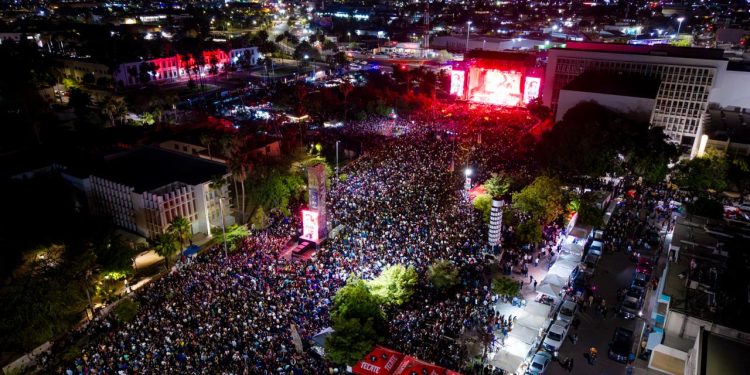 Grupo Frontera cierra con broche de oro las Fiestas del Pitic 2026 con 88 mil asistentes