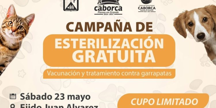 En Caborca Llega la Unidad Móvil Veterinaria a La Huerta 2, La Esperanza y el Ejido Juan Álvarez