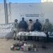 Guardia Nacional, AMIC y Ejército Mexicano aseguran más de 102 kilos de droga y armamento en Sonora