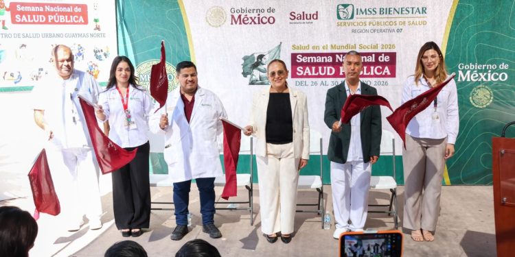 Encabeza doctora Karla Córdova arranque de la Semana Nacional de Salud Pública 2026 en Guaymas