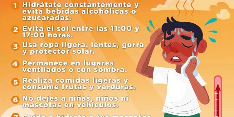 Exhorta Ayuntamiento de Hermosillo a seguir recomendaciones ante aumento en temperaturas este fin de semana