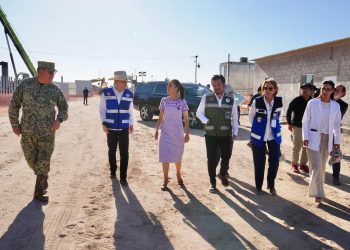 Supervisan Durazo y Sheinbaum nuevo Hospital del IMSS en SLRC; beneficiará a 128 mil personas