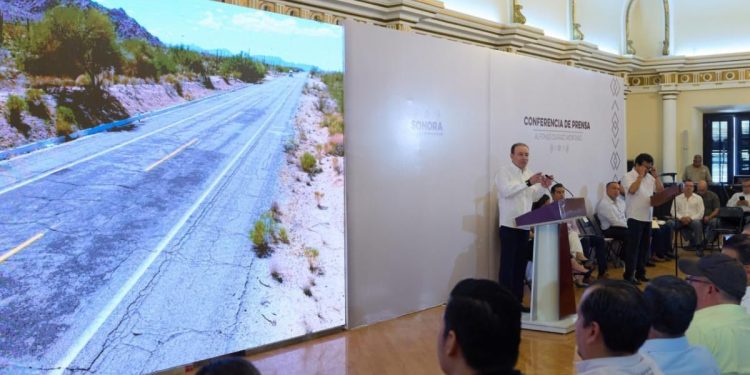Gobernador Durazo impulsa la renovación de carreteras en todas las regiones de Sonora