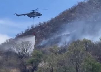 Alcanza CEPC 70 por ciento de control en incendio forestal de Arivechi