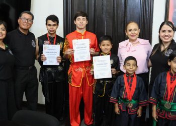 Presidenta Karla Córdova Reconoce a los atletas ganadores del Campeonato Nacional Selectivo de Wu-Shu 2026