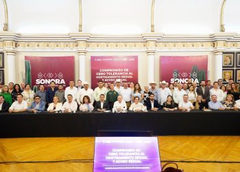 Crea Gobernador Durazo mecanismo de cero tolerancia al hostigamiento y acoso sexual laboral